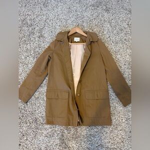 Sezane Manteau Alfred Trench Coat Camel 34